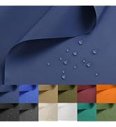 Nylon Fabric, 58" W 420D Waterproof Fabric 5 Yard Ripstop Nylon Material Outdoor Upholstery Twill...