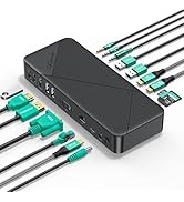 GiGimundo TG20 Powered USB-C Docking Station with Multi Ports - Dual/Triple Monitor Display, PD60...