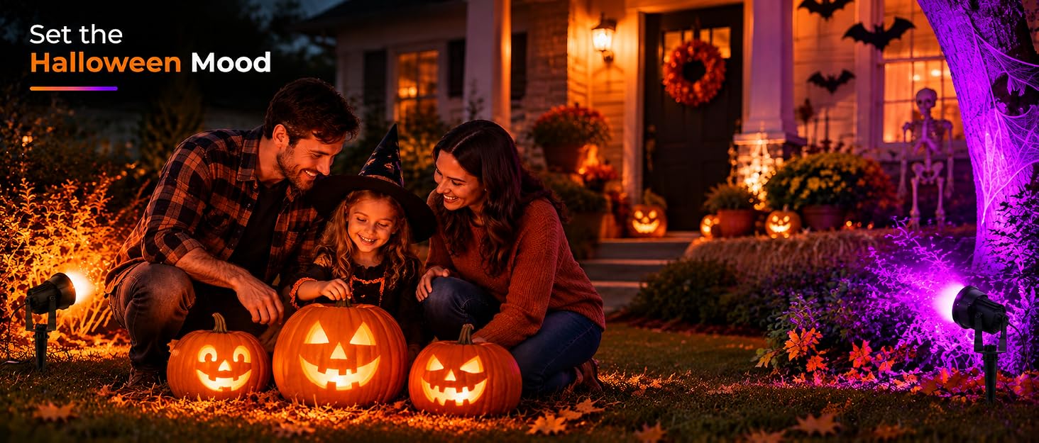 Halloween outdoor lighting