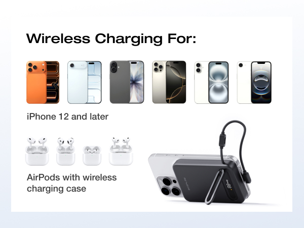 power bank portable charger battery pack power bank magnetic
