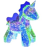 ASAMASA Unicorn Decoration is Made of Unique PET and Rainbow Film Materials, Featuring Magical 3D...