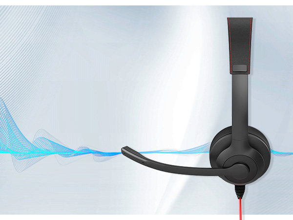wired headphone for kids noise reduction headset with mic volume control mute noise cancelling