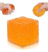 Ssqauvig Frosted Honeycomb Ice Cube Squishy Toy, 5cm Stress Relief Cube, Soft Sensory Fidget Toy ...