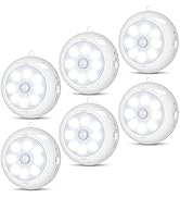 Reoshine Motion Sensor Light Indoor, Under Cabinet Light, Ceiling Lights, AA Battery Operated Sti...