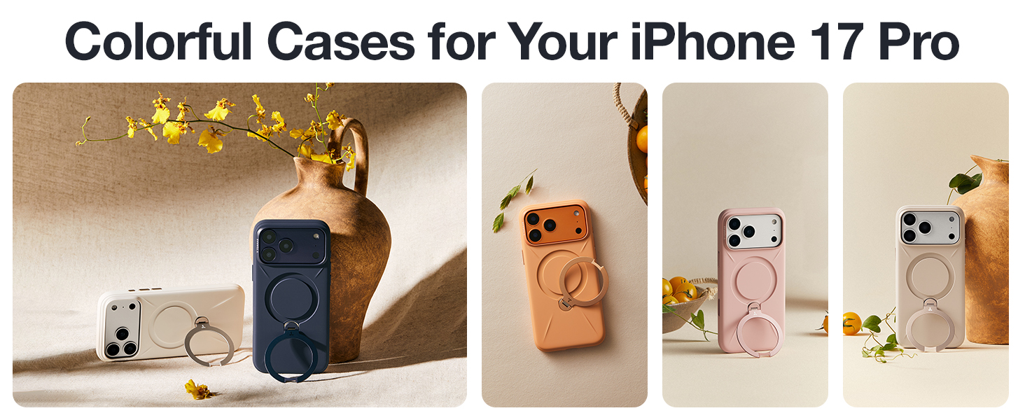 iPhone 17 pro phone case magnetic kickstand