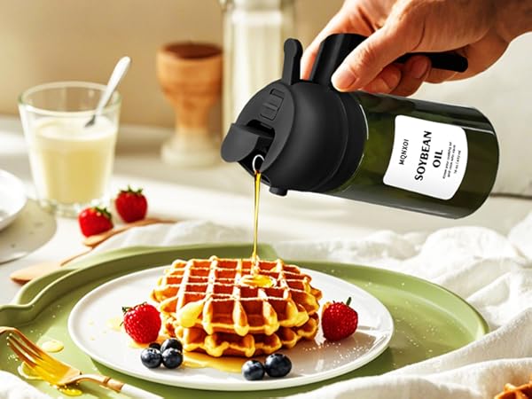 Olive Oil Dispenser Bottle for Kitchen Gadgets and Air Fryer Accessories, Sprayer for Cooking