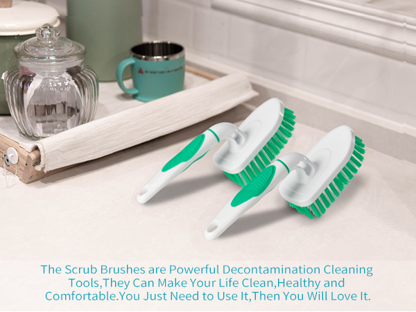 The Scrub Brushes are Powerful Decontamination Cleaning Tools