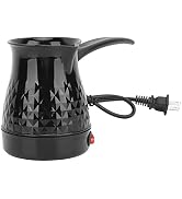 Coffee Maker, Stainless Steel Electric Arabic, Greek & Turkish Coffee Pot, 600ml Even Heating Tea...