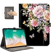 Vimorco iPad Air M3/M2 11 Inch Case 2025/2024 Pink Flower, iPad Air 5th/4th Generation Cover 10.9...