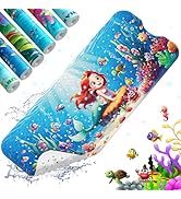XIYUNTE Baby Bath Mat for Tub Non Slip Kids Bath Mat - 40''x16'' Extra Long Cartoon Bathtub Mat N...