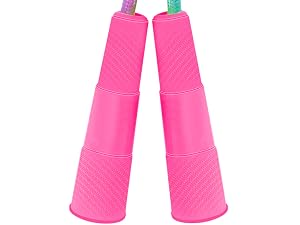 rope jump kids skipping adjustable fitness exercise outdoor jumping handle girls boys soft workout