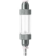 MiOYOOW Aquarium CO2 Bubbler Counter, Non-Return Fish Tank CO2 Check Valve Carbon Dioxide Additio...