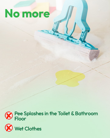 pee splash urine guard toilet bathroom floor easy to clean wet clothes elongated toilet seat covers