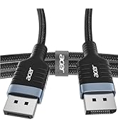 acer 8K DisplayPort Cable 10FT, DP 1.4 Cable Supports 8K@60Hz 4K@240Hz 144Hz, 32.4Gbps High Speed...