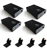 HOLITS 3 AA Battery Box with USB Output Port for LED Lights, 4.5-5V Battery to USB Port Compact B...