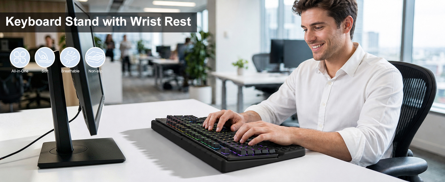 wrist rest for computer keyboard