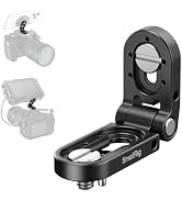 SmallRig Foldable Mini L-Shaped Mount Plate, Mounting Bracket Adapter with 1/4''-20 Screw & Remov...