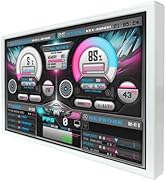 VSDISPLAY 8 Inch 1280x800 IPS LCD Monitor Portable Small Display Supports Theme Edit for PC Case ...