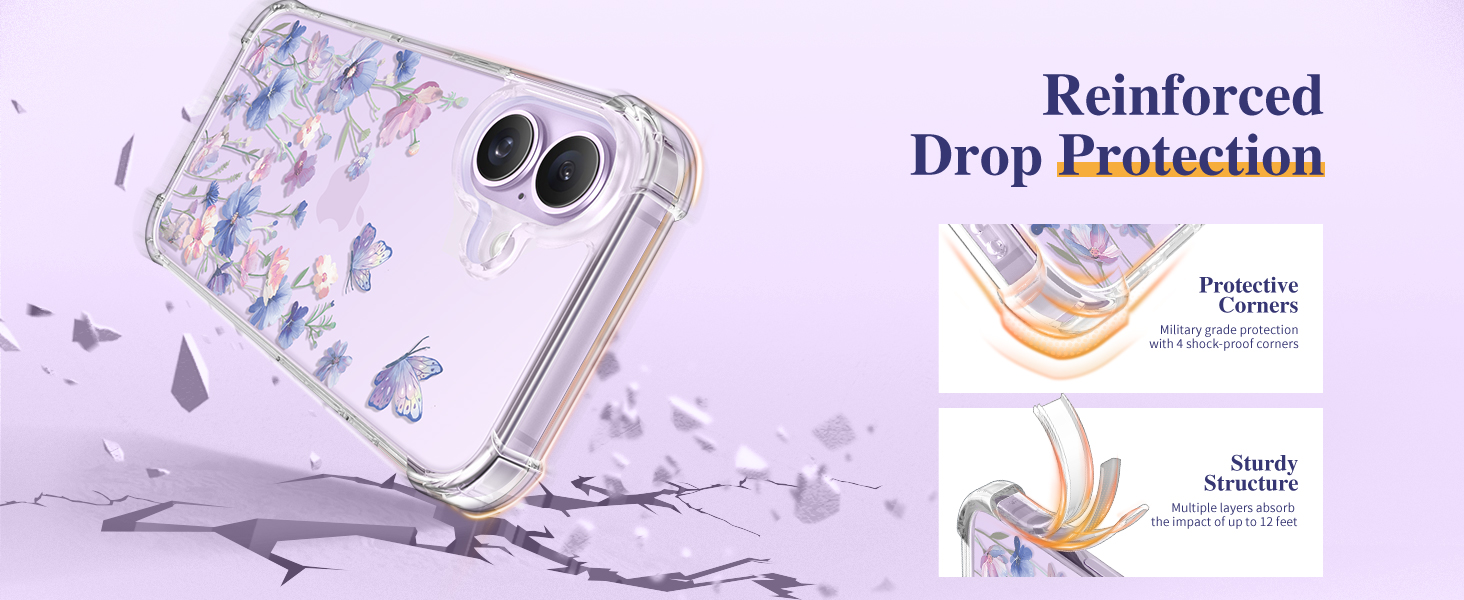 GVIEWIN Case Compatible with iPhone 17 Case