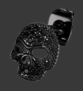 Black Skull Earrings