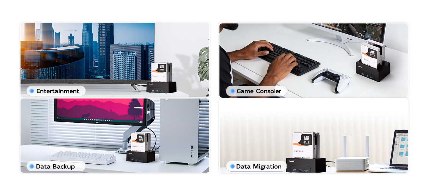 2.5 3.5 HDD SSD enclosure adapter container caddy case shell housing reader dockcase holder sleeve