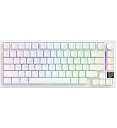ATTACK SHARK X820 Ultra Wireless Gaming Mechanical Keyboard with TFT Smart Display&Knob,75% Hot S...