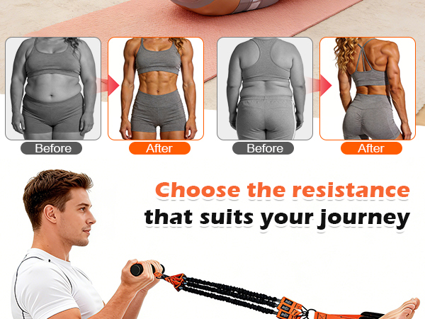resistance bands with handles