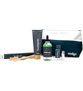 Nudge Oral Care Kit – Complete Set with Mint Toothpaste, Bamboo Toothbrushes, Mouthwash Concentra...