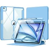 MoKo for iPad Air 13 Inch Case M3 2025 & M2 2024 with Pencil Holder, iPad Air 13 Case [Built-in S...
