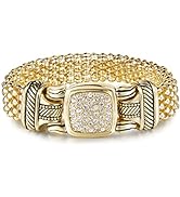 UNY Austrian Pave Crystals Designer Inspired Personality Bracelets Alloy Bangle Jewelry Vintage J...