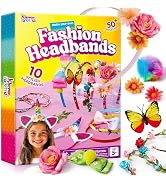 Klever Kits Headband Making Kit for Girls - Make Your Own Fashion Headbands - DIY Hair Accessorie...