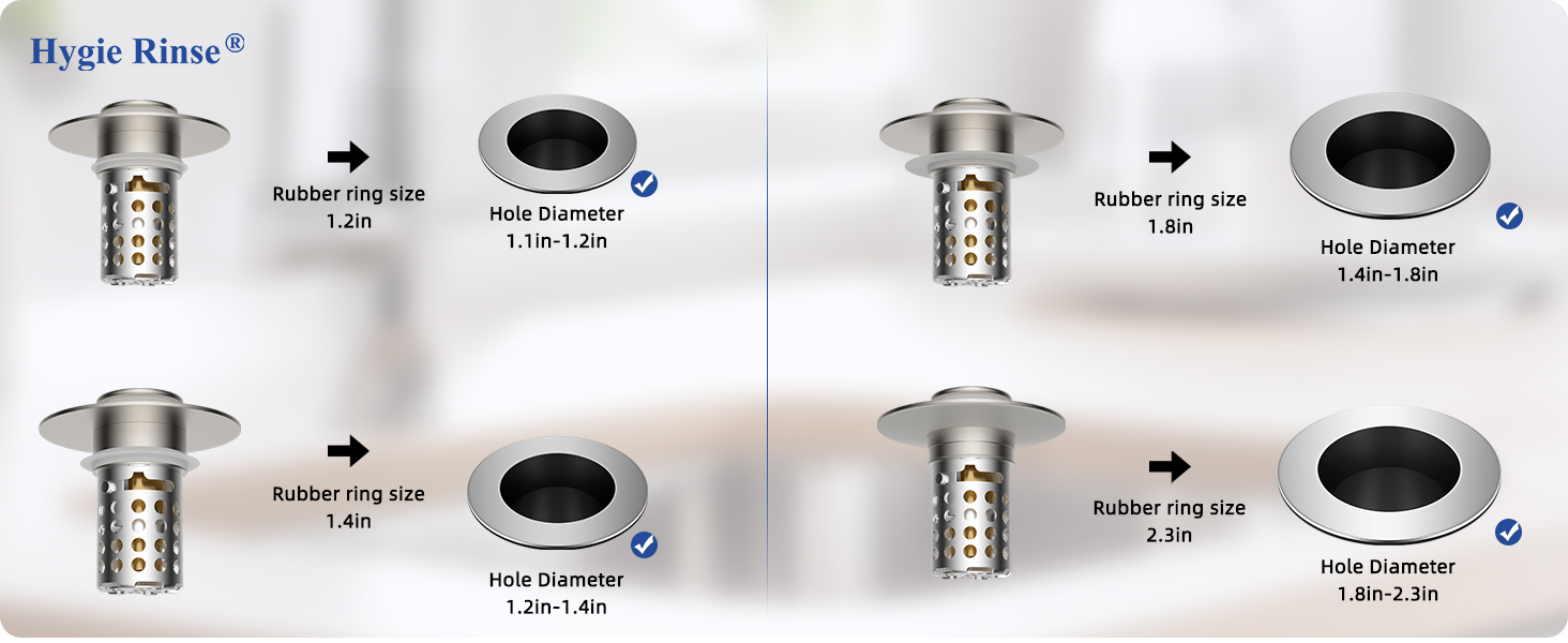 Bathroom Sink Pop Up Drain Strainer