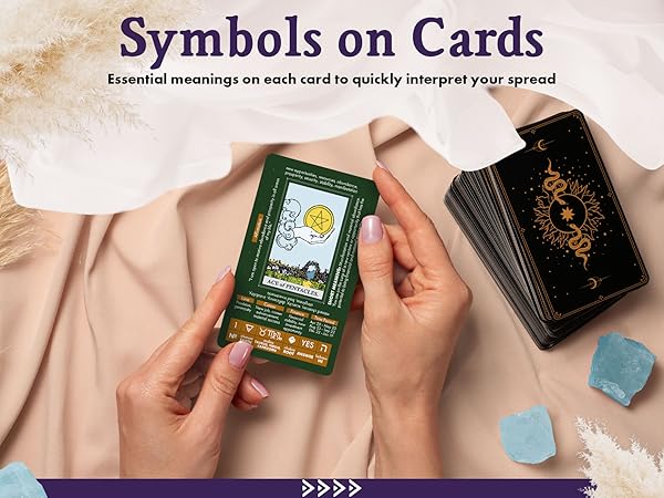 witchy cauldron beginner tarot deck large tarot cards beginners taro cards beginners