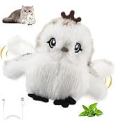 Gigwi Interactive Cat Toys for Indoor Cats, Flapping and Chirping Catnip Toys for Cat Exercise, A...