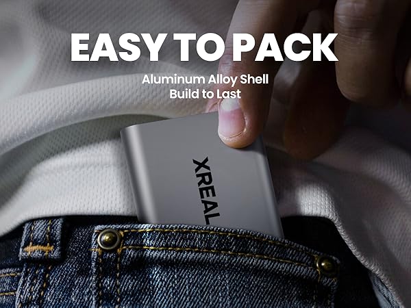 Easy to pack, aluminum alloy shell, build to last
