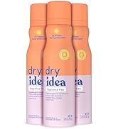 Dry Idea Fragrance-Free Dry Spray Deodorant & Antiperspirant for Women - Hypoallergenic for Sensi...