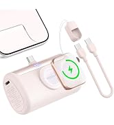 RORRY PalmGo Portable Charger, 10000mAh PD 22.5W Fast Charging Mini Power Bank with Built-in USB ...