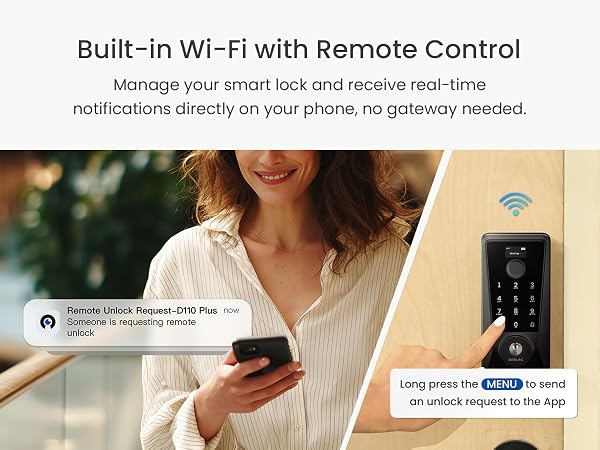 built-in wifi with remote control