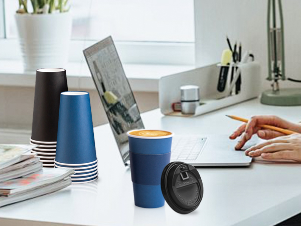 SIUQ Thickened Hot Paper Cups keep your hot beverages hot throughout the day.