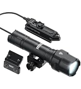 Feyachi Rifle Light 1200LM 22500Candela WL25 Tactical AR Flashlight LED Outdoor Light with Pressu...