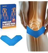Kinesiology Tape – Waterproof and Hypoallergenic Athletic Tape for Muscle Support, Knee, Shoulder...