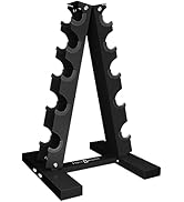 Fitness Republic Neoprene Dumbbells Weight Storage Rack - 2.0 MM Thick Steel Weight Organizer - I...