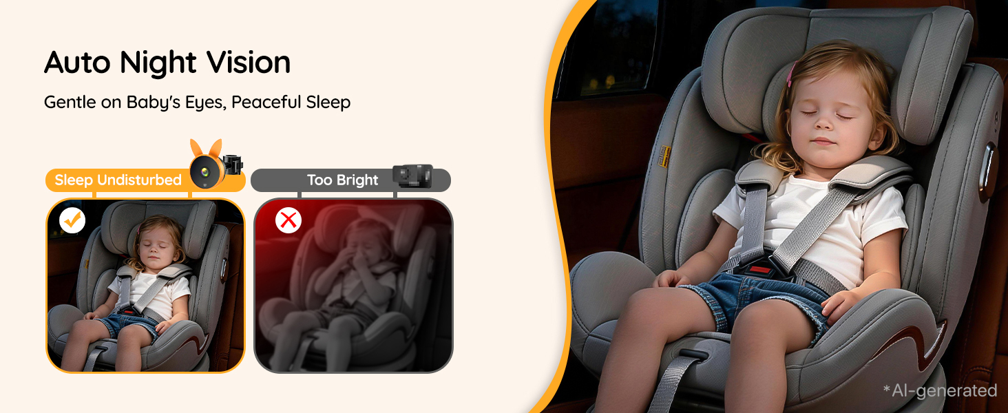 Baby Car Camera, Backseat Monitor Car Seat Mirror