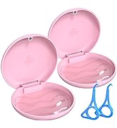 BVN 2 Pcs Retainer Case: Slim Braces Case with 2 Pcs Aligner Removal Tool, Mouth Guard Case, Dent...