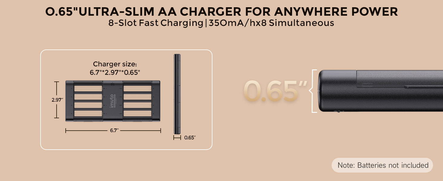 rechargeable aa NIHM batteries charger