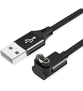AGVEE 2 Pack 3.3ft Charger for Garmin Watch, L-Shape Charging Cable for Fenix, Forerunner, Vivoac...
