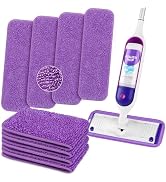 HOMEXCEL Reusable Microfiber Mop Pads for Swiffer PowerMop 8 Pack, Power Mop Pads Refills for 13 ...