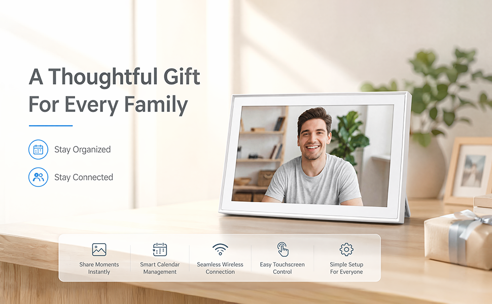 smart calendar digital photo frame