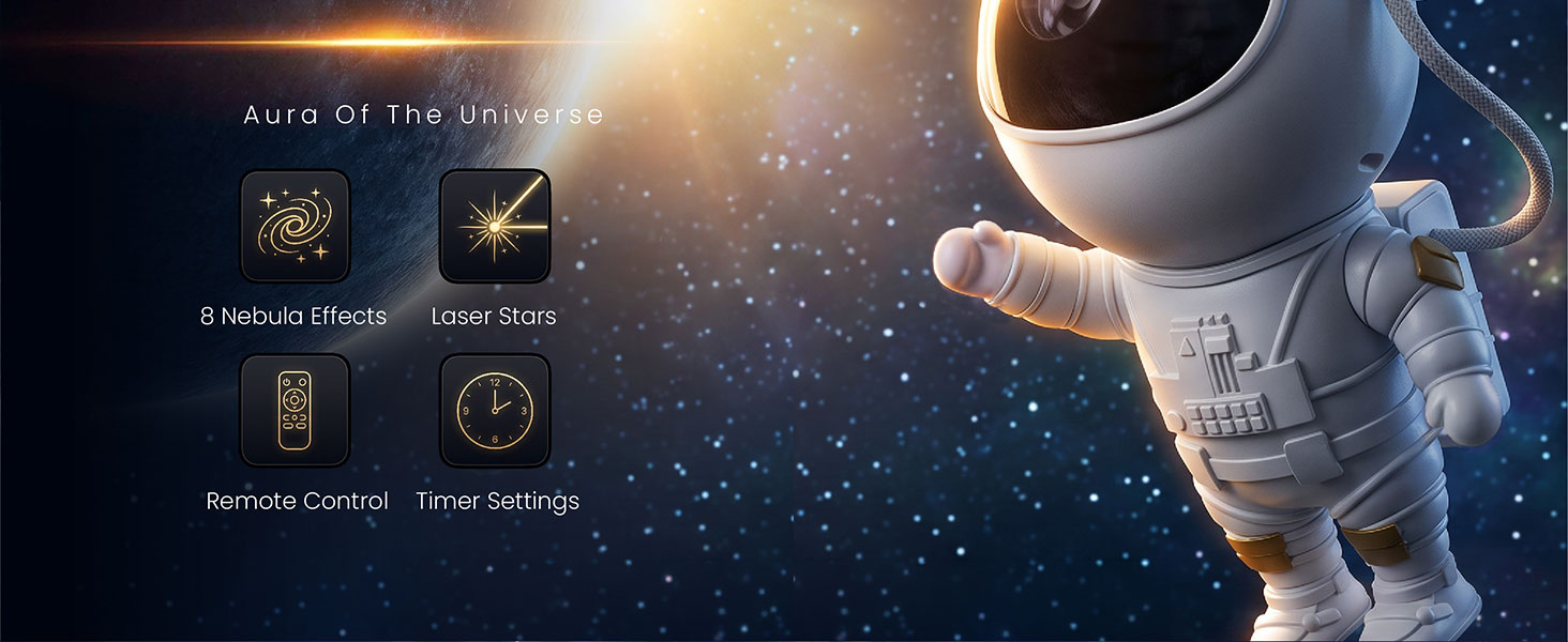 Star Projector Galaxy Night Light