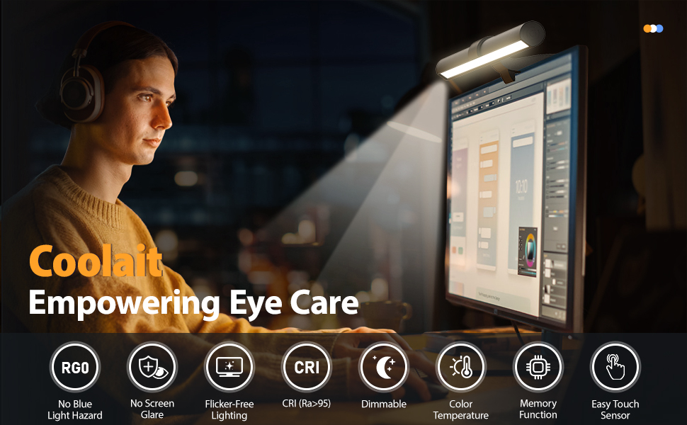 Computer monitor light